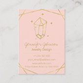 金箔幾何ジュエリー気に名刺 名刺 (正面)