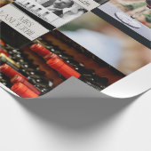 金箔張り時代のワインをテーマにした包装紙 ラッピングペーパー (角)