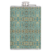 金箔張り花籠 フラスク (裏面)