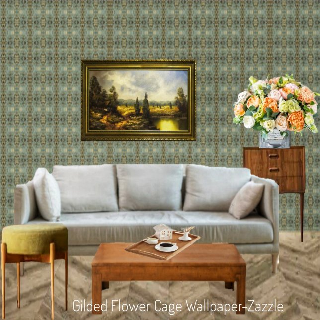 金箔張り花籠 壁紙 (クリエイターアップロード済み)