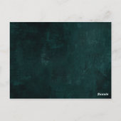 金箔張り草原詳細囲い ポストカード (裏面)