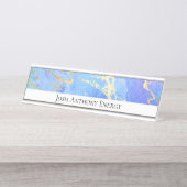 *~*金箔星雲銀河系宇宙AP3 デスクネームプレート (正面)