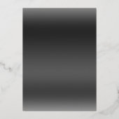 金箔書道エレガントシンプル 箔招待状 (裏面)