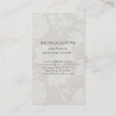 金箔書道ヨガ瞑想&禅シンボル 名刺 (裏面)