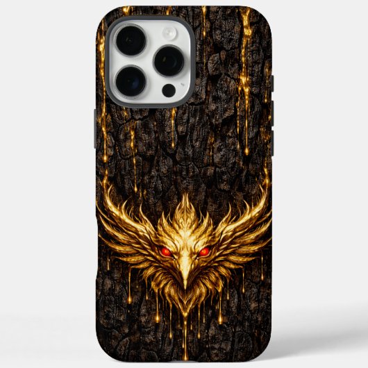 金箔樹液液状金フェニックス Case-Mate iPhoneケース (裏面)