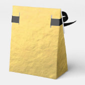 金箔着色モノグラム結婚式の引き出物箱 フェイバーボックス (裏面サイド)