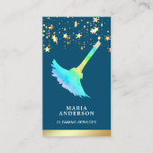 金箔紙吹雪ブルーダスター清掃サービス 名刺 (正面)