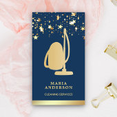 金箔紙吹雪掃除機クリーニングサービス 名刺