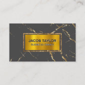 金箔縁ど | 金ゴールドフレークのテクスチャ 名刺 (正面)