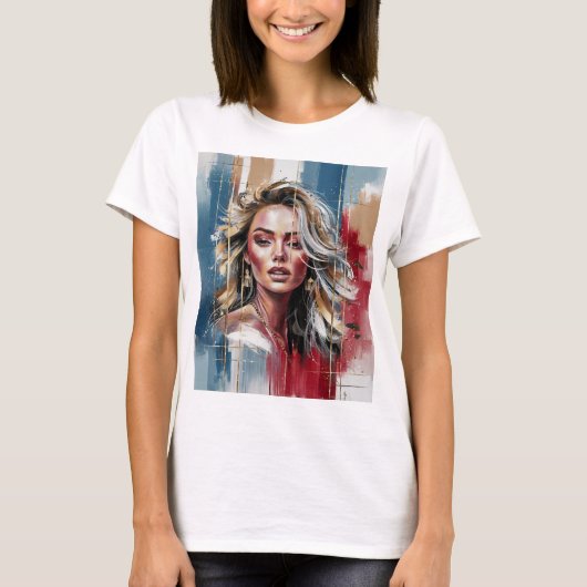 金箔美しい Tシャツ (正面)