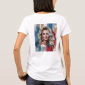 金箔美しい Tシャツ (裏面)