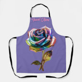 金箔花びら エプロン (正面)