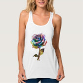 金箔花びら タンクトップ (正面)