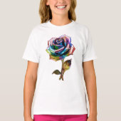 金箔花びら Tシャツ (正面)