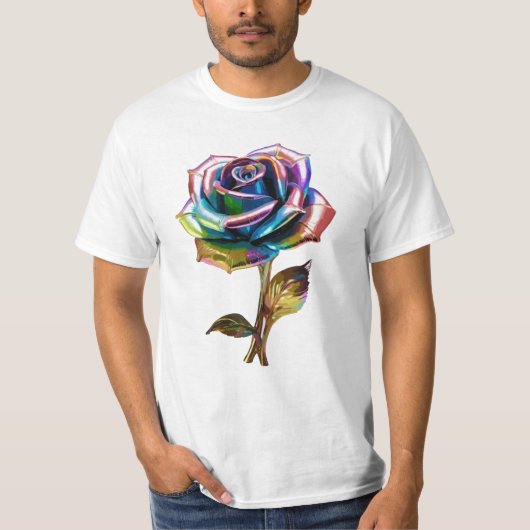 金箔花びら Tシャツ (正面)