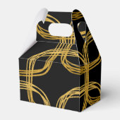 金箔落書きサークルモダンパーティーの好意ボックス フェイバーボックス (裏面サイド)