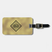 金箔虹色背景 ラゲッジタグ (正面横)