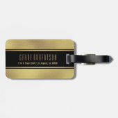 金箔虹色背景 ラゲッジタグ (裏面横)