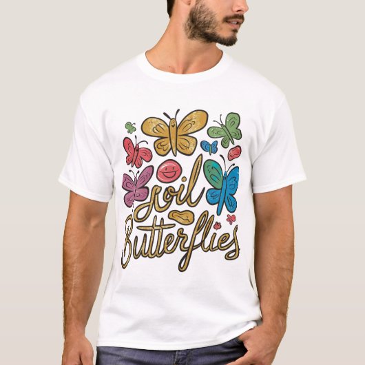 👕🦋金箔蝶Tシャツコレクション🦋👕 Tシャツ (正面)