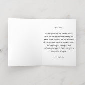 金箔開花:皮肉な黄金の母の日 箔グリーティングカード (内側レイダウン)