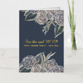 金箔開花:皮肉な黄金の母の日 箔グリーティングカード (正面)