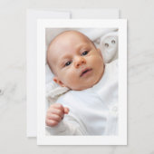 金箔風船と紙吹雪1歳 招待状 (裏面)