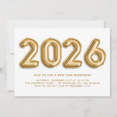 金箔風船2024年大晦日パーティー 招待状 (正面)