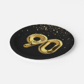 金箔90風船及び紙吹雪紙プレート ペーパープレート (アングル)