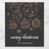 金箔 |カスタム休日 ワインラベル (シングルラベル)