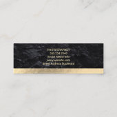 金箔 | スレート スキニー名刺 (裏面)