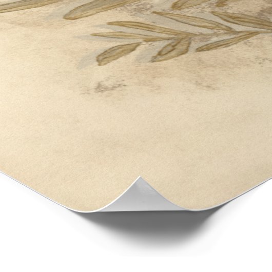 金箔 ポスター (角)