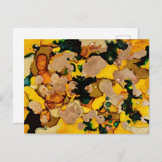 金箔 ポストカード (正面/裏面)