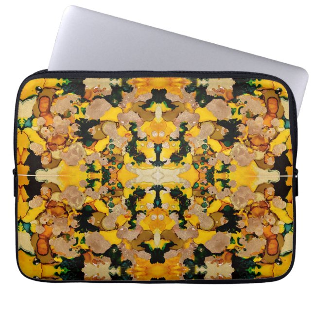 金箔 ラップトップスリーブ (正面)