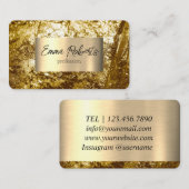 金箔 名刺 (正面/裏面)