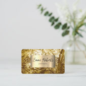 金箔 名刺 (スタンド正面)