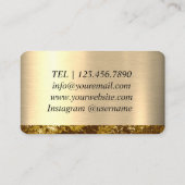 金箔 名刺 (裏面)