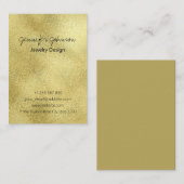 金箔 名刺 (正面/裏面)