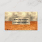 金箔 |木材 名刺 (裏面)