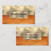 金箔 |木材 名刺 (正面/裏面)