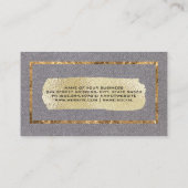 金箔 縁ど | |ファブリック 名刺 (裏面)