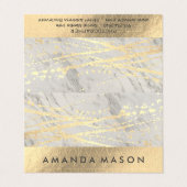 金箔 | Lux Triangle Golden（ばちゃばちゃ）跳ねる 名刺 (外部フラット)