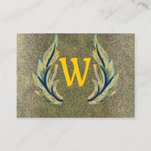 金箔 – W 名刺 (正面)