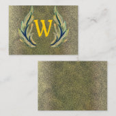 金箔 – W 名刺 (正面/裏面)