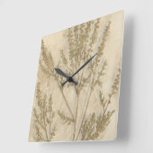 金箔II スクエア壁時計 (傾斜)