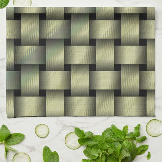 金籠織 キッチンタオル (折り畳み)