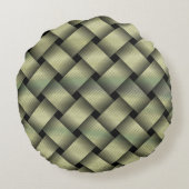 金籠織 ラウンドクッション (裏面)