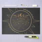 金糸エレガントの蝶。 薄葉紙 (クラフト)