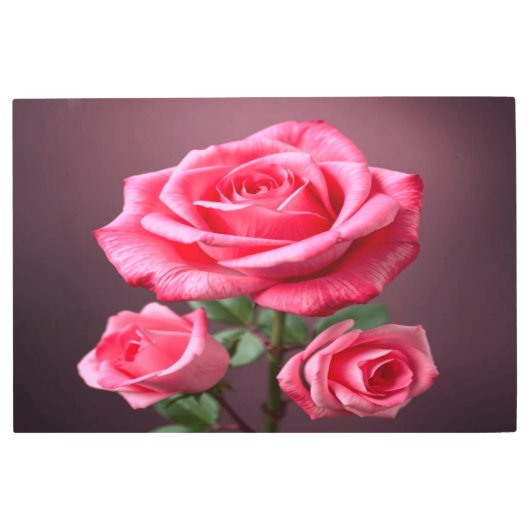 「金素晴らし属のウォールアートエレガント宇宙!」 メタルプリント (正面)