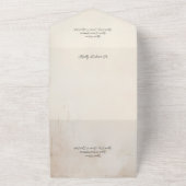 金素朴のヒマワリ オールインワン招待状 (外側)