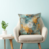 金素朴属ペイズリー抽象芸術-ヴィンテージインスパイア- クッション (椅子)